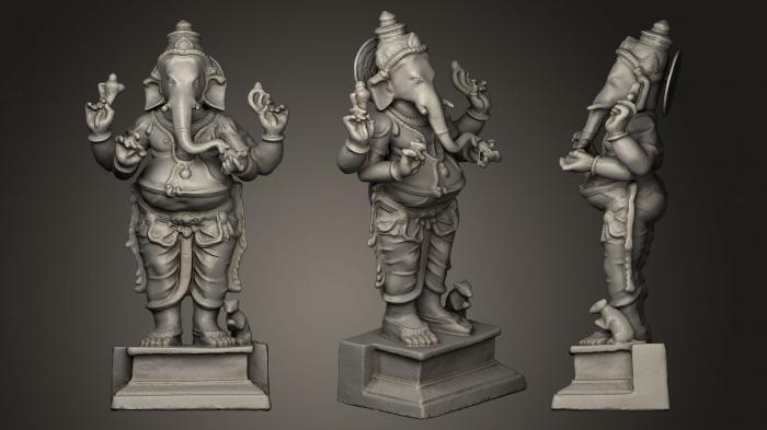 نموذج ثلاثي الأبعاد لآلة CNC التماثيل الهندية تمثال غانيشا